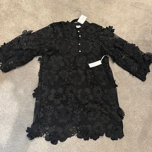 NWT J.Marie Saraphina Dress Black Medium